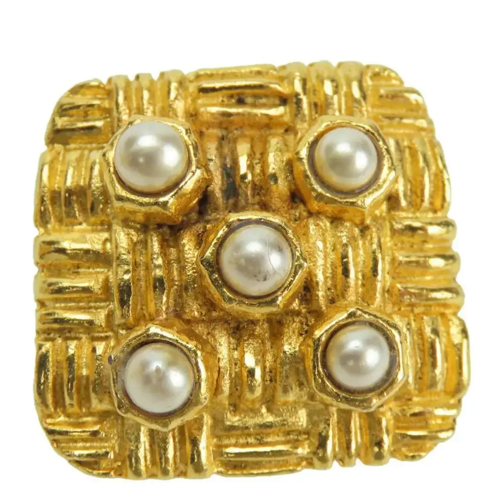 CHANEL Authentic Gold Earrings